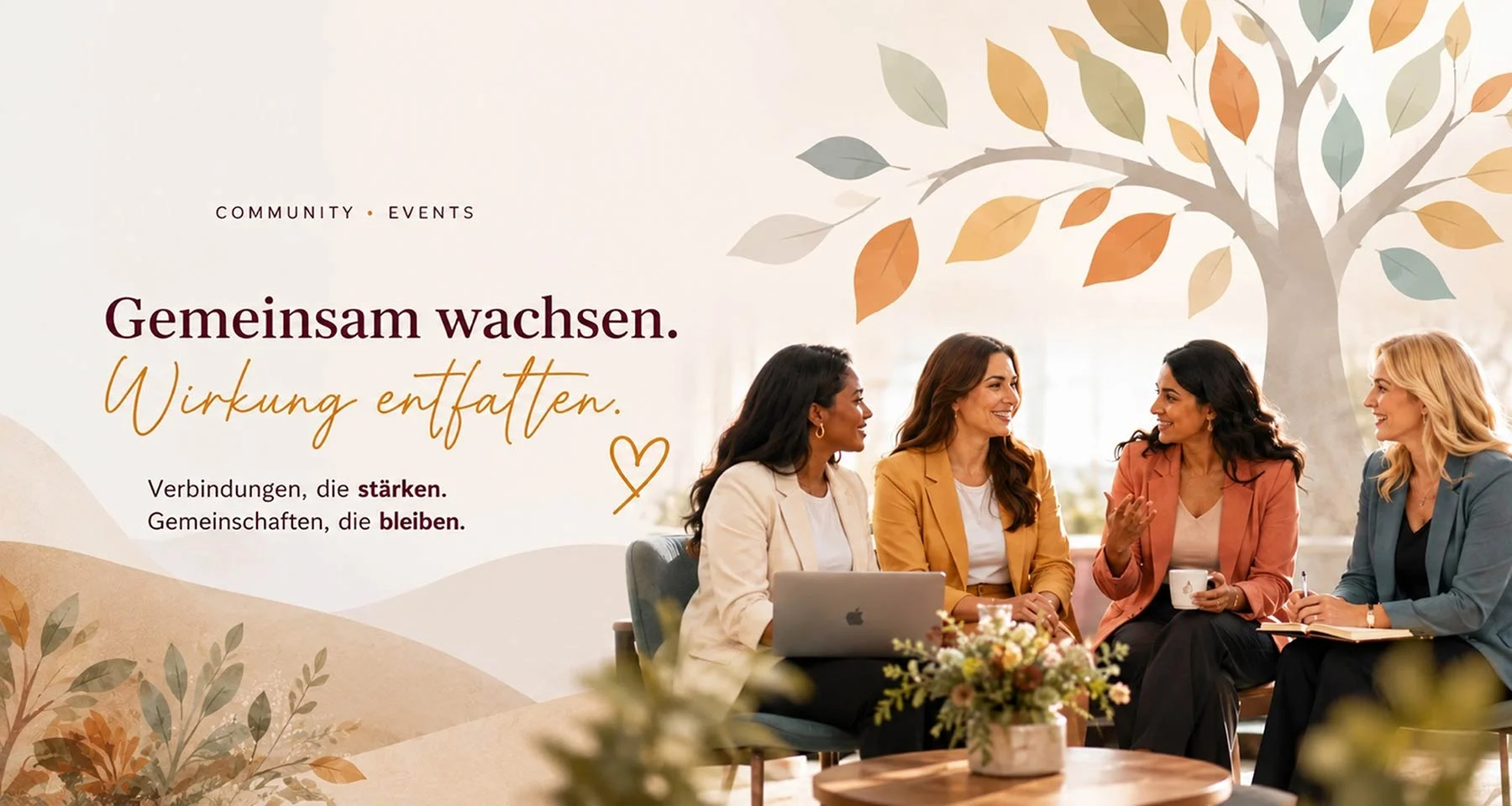 Sisterwood GmbH, Events and Community - Gemeinsam-wachsen, Wirkung entfalten, Netzwerk und Veranstaltungen im Raum Winterthur
